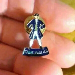 St  John new Brunswick lapel pin
